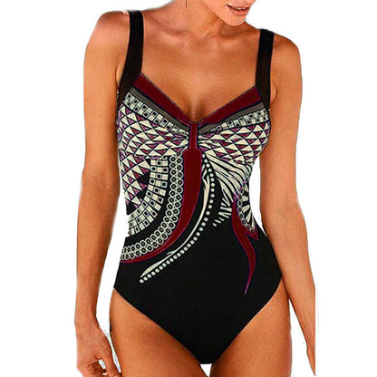 🩱🏊‍♀️ Bañador retro nuevo 2026, estampado vintage, estilo bikini