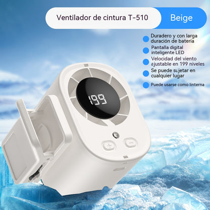🌀❄Nuevo ventilador USB de gran capacidad con pantalla digital LED para montaje en coche y exteriores