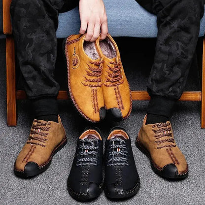 【38-48】Nowe, duże, męskie, skórzane buty codzienne, lekkie i przewiewne.
