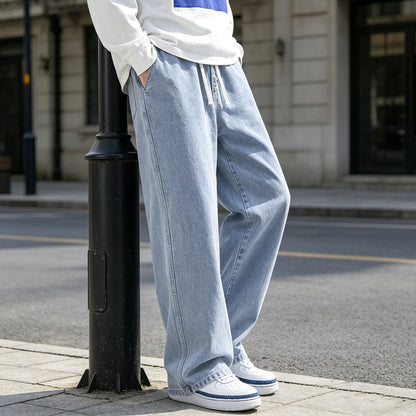 🔥Retro dżinsy męskie: styl casual, prosty, luźny krój, płatność przy odbiorze✨