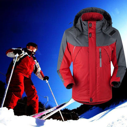 ⛷️【XL-6XL】Muška zimska jakna s flis podstavom, vjetrootporna planinarska jakna