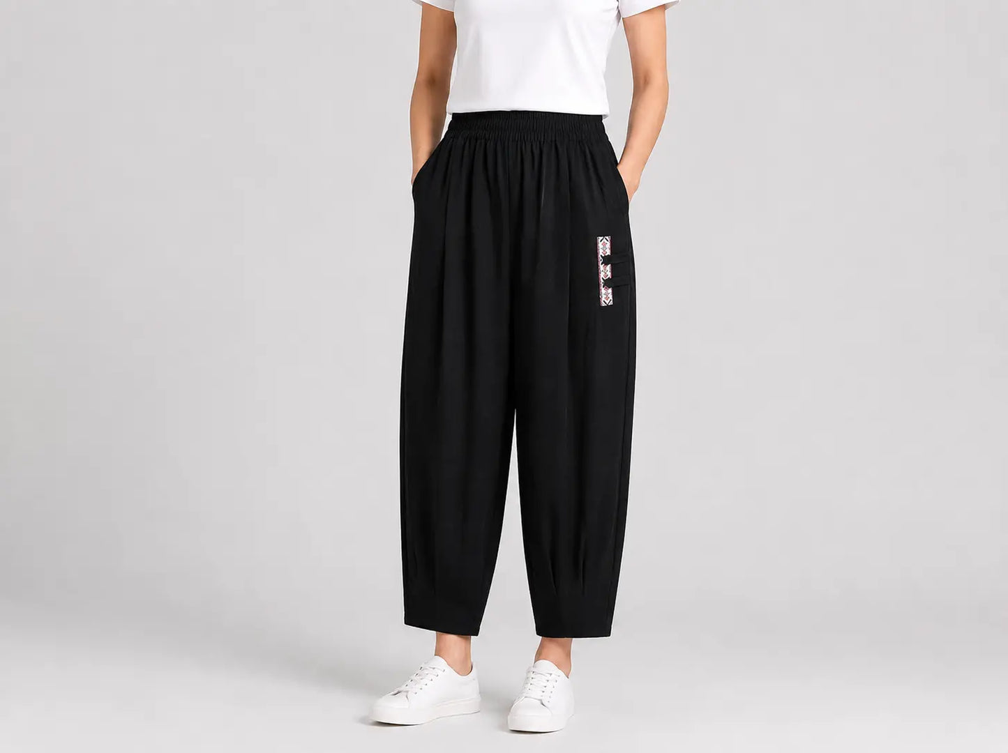 🔥✨【M-4XL】👖Nowe, eleganckie spodnie letnie z dziewięciostronnej bawełny i lnu