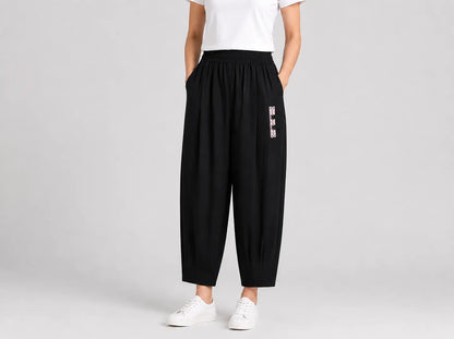 🔥✨【M-4XL】👖Nowe, eleganckie spodnie letnie z dziewięciostronnej bawełny i lnu