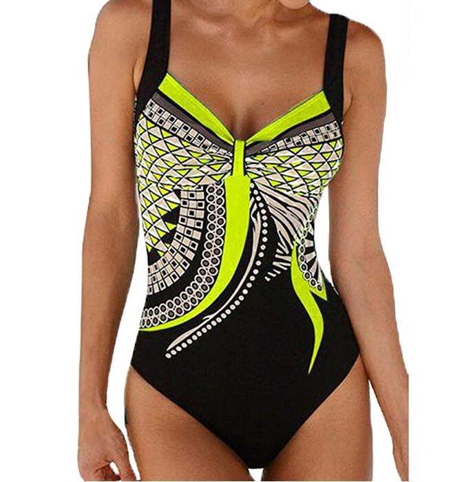 🩱🏊‍♀️ Bañador retro nuevo 2026, estampado vintage, estilo bikini