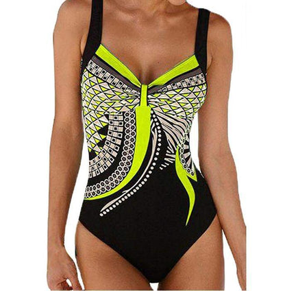 🩱🏊‍♀️ Bañador retro nuevo 2026, estampado vintage, estilo bikini