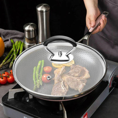 🥗Kupite dva, dobijte dva gratis🥩Univerzalni silikonski poklopac za lonac sa zamjenskom ručkom protiv opeklina💖protiv opeklina, otporan na visoke temperature