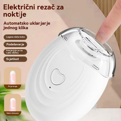 👶 Električna turpija za nokte ✨ Sigurna i nježna njega noktiju, punjiva putem USB-a, dizajn siguran za djecu kako bi se spriječilo priklještenje