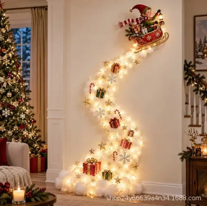 1 sztuka 139 zł 🎄Ścienna lampa dekoracyjna „Świąteczny szlak”