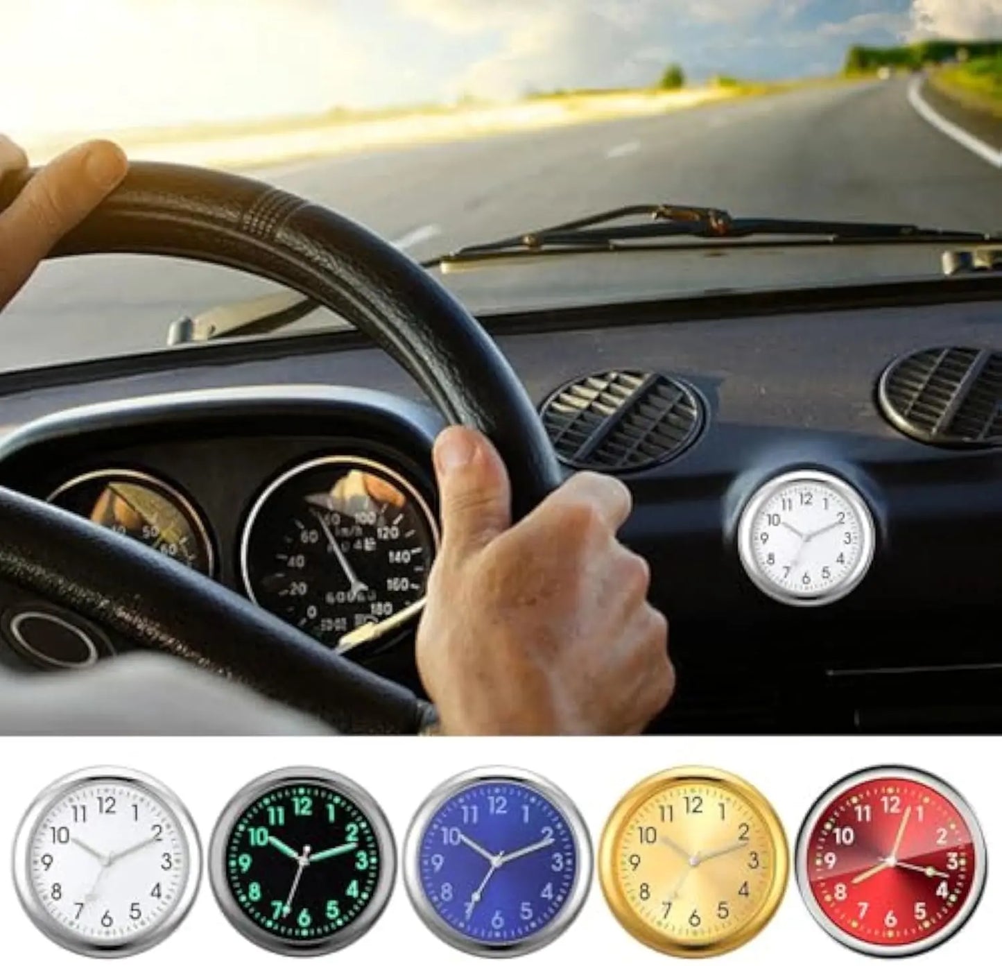 ⏱️【Kupite 1, dobijte 1 gratis】 Visokoprecizni, višenamjenski, svjetleći kvarcni sat za automobilsku armaturnu ploču
