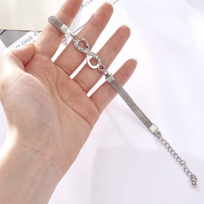 【Kupite jednu i dobijete jednu gratis】🎀💗Nova ženska jednostavna srebrna narukvica od 925 sterling srebra