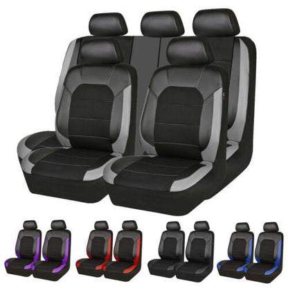 🔥Gran oferta🔥【Compra uno y llévate otro gratis】🚗Funda universal de cuero suave para asiento de coche de cuero empalmado🚗