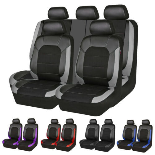 🔥Gran oferta🔥【Compra uno y llévate otro gratis】🚗Funda universal de cuero suave para asiento de coche de cuero empalmado🚗