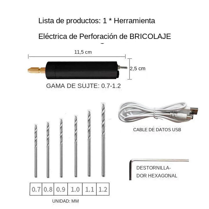 🏆【Kúp 1 a získaj 1 zadarmo】Mini USB elektrická ručná vŕtačka, mini DIY elektrická brúska