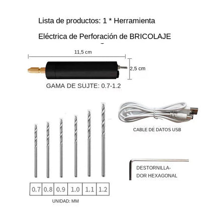 🏆【Kúp 1 a získaj 1 zadarmo】Mini USB elektrická ručná vŕtačka, mini DIY elektrická brúska