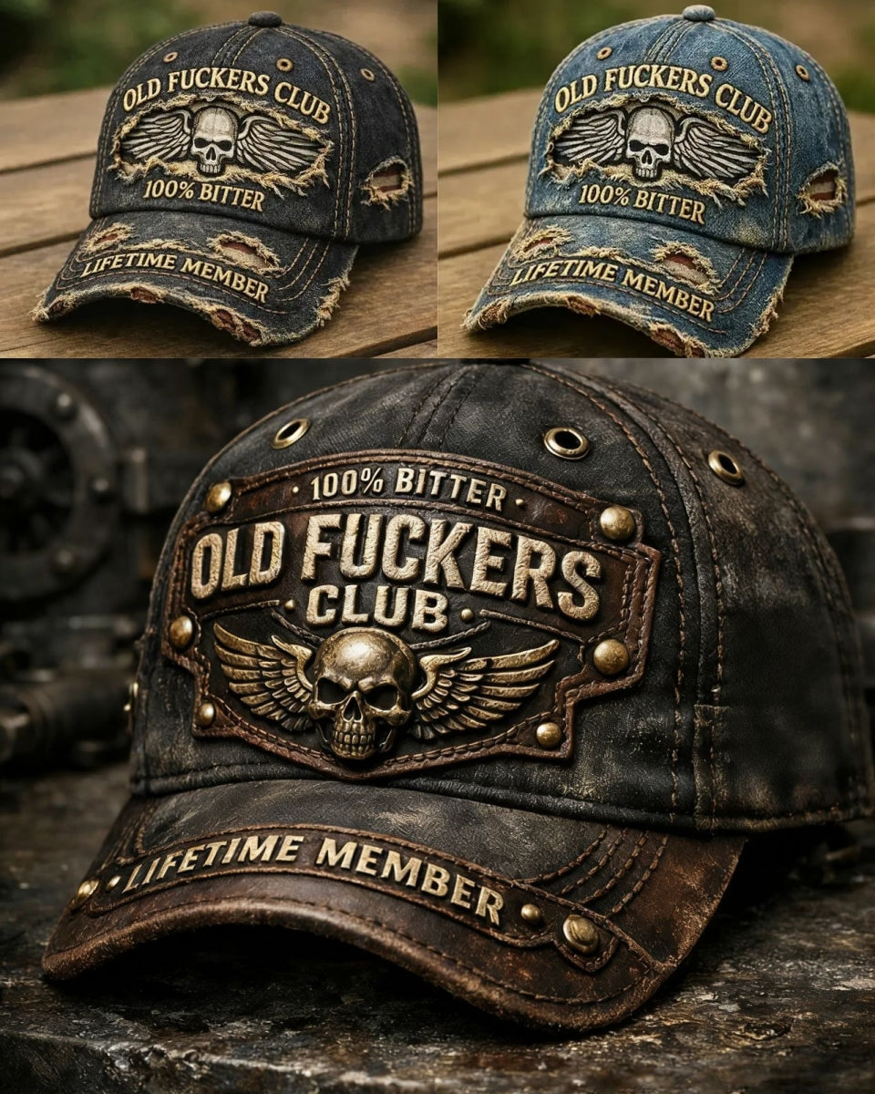 🔥Trenutno vruće u prodaji🔥🧢Old Boys Club – Retro bejzbolska kapa