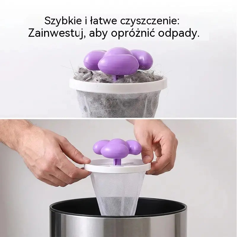 🌀 Zestaw 6 sztuk za jedyne 99 zł ✨ Pływający filtr siatkowy do pralki — Skutecznie wyłapuje kłaczki, włosy i sierść zwierząt podczas każdego prania 🧺