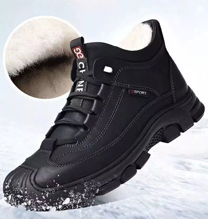 Venta caliente 🔥🍂2025 zapatos casuales de alta gama de invierno para hombres, zapatos de algodón grueso, cálidos y engrosados de terciopelo, zapatos de senderismo antideslizantes para exteriores