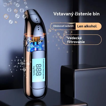 🔥【50 % zľava na nové produkty】🍷 Vysoko presný prenosný dychový analyzátor – Zmerajte si hladinu alkoholu pred jazdou