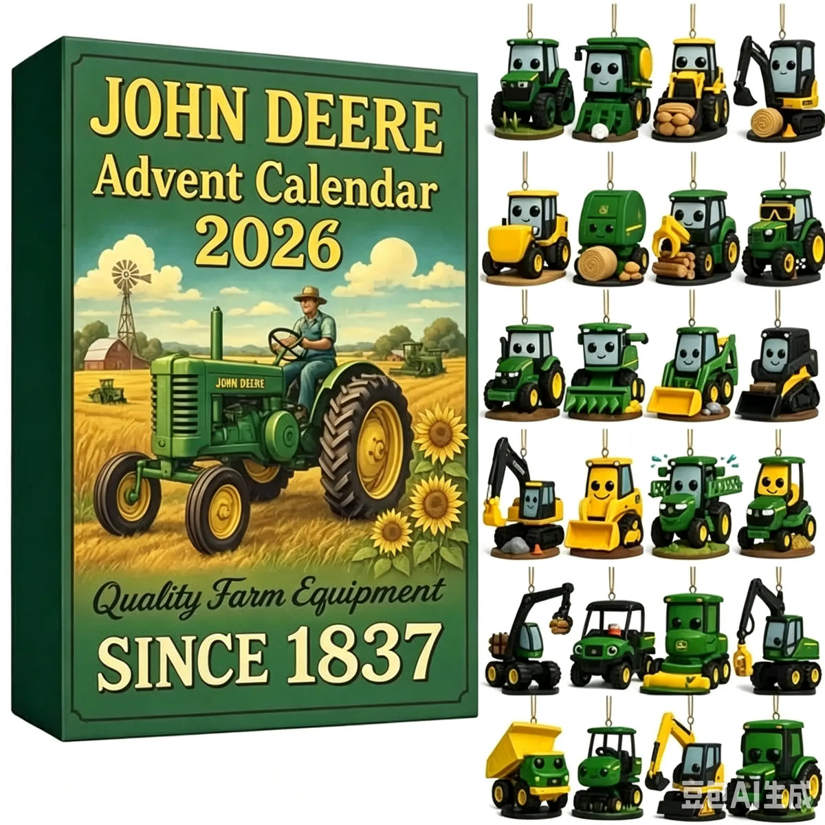 🎁🎁24-dniowy kalendarz adwentowy John Deere