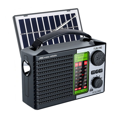 🏕️💥Oferta especial💥🏕️ Radio multifunción portátil solar, ✅Admite escucha de frecuencia completa de banda completa ✅Admite modo Bluetooth