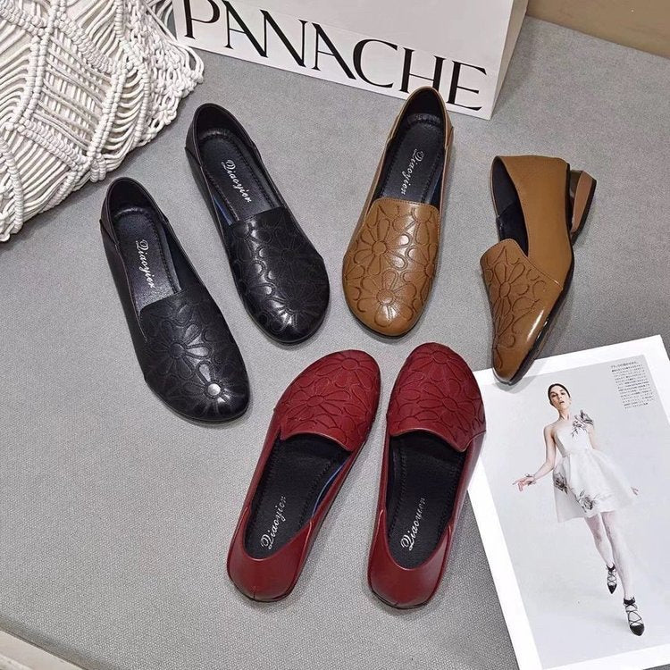 (35-40) Nowoczesne buty damskie wykonane z prawdziwej skóry, lekkie, antypoślizgowe