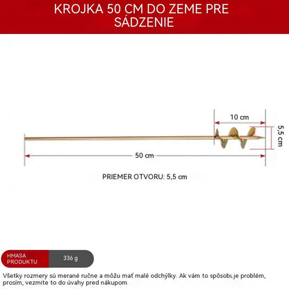 Kúpte za polovičnú cenu 👉 [Dĺžka 50 cm] ✨ Nástroj na vytváranie jamiek pri presádzaní v skleníku