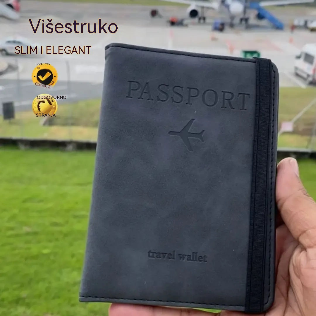 🎒✨ Premium putni novčanik s RFID zaštitom – Sigurnost i stil na svakom putovanju