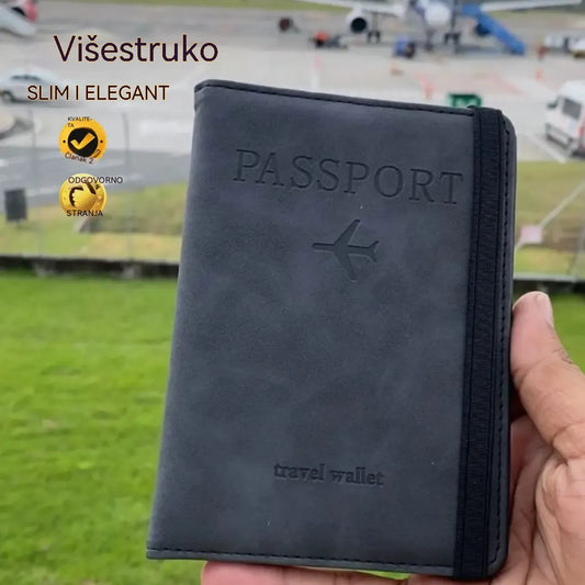 🎒✨ Premium putni novčanik s RFID zaštitom – Sigurnost i stil na svakom putovanju
