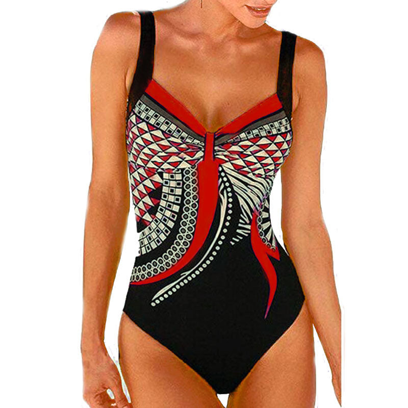 🩱🏊‍♀️ Bañador retro nuevo 2026, estampado vintage, estilo bikini