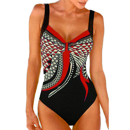 🩱🏊‍♀️ Bañador retro nuevo 2026, estampado vintage, estilo bikini