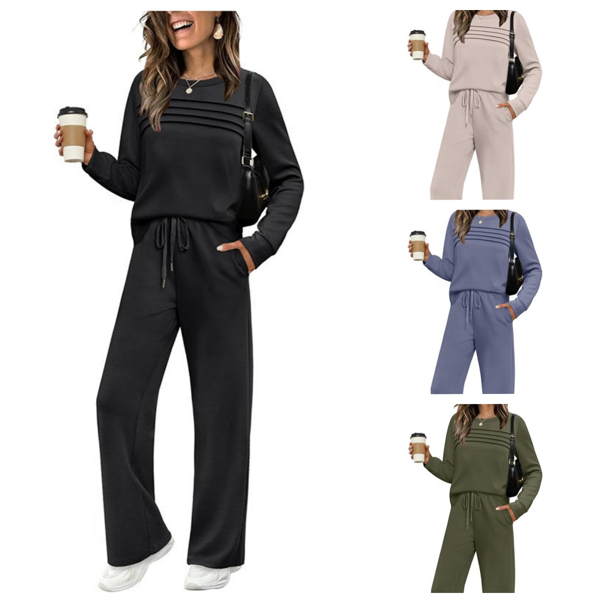 【🥇Zniżka ograniczona czasowo】👗【S-3XL】🔥Prosty i stylowy garnitur casualowy, wykonany z wysokiej jakości bawełny, luźny i przewiewny.