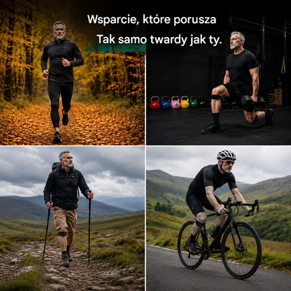 4 pary za jedyne 99 zł 🏃‍♀️ Sportowe stabilizatory kolan 👉 Kolana potrzebują czasu na regenerację, a ten sprzęt zapewnia niezbędne wsparcie.