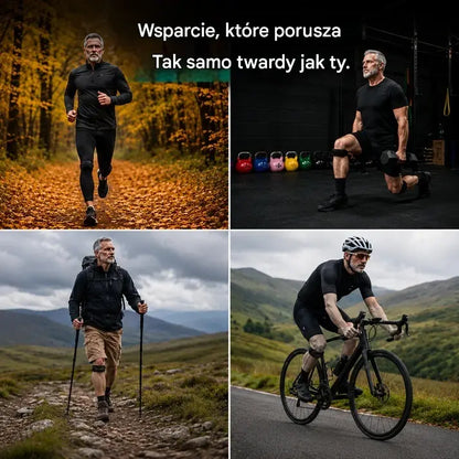 4 pary za jedyne 99 zł 🏃‍♀️ Sportowe stabilizatory kolan 👉 Kolana potrzebują czasu na regenerację, a ten sprzęt zapewnia niezbędne wsparcie.