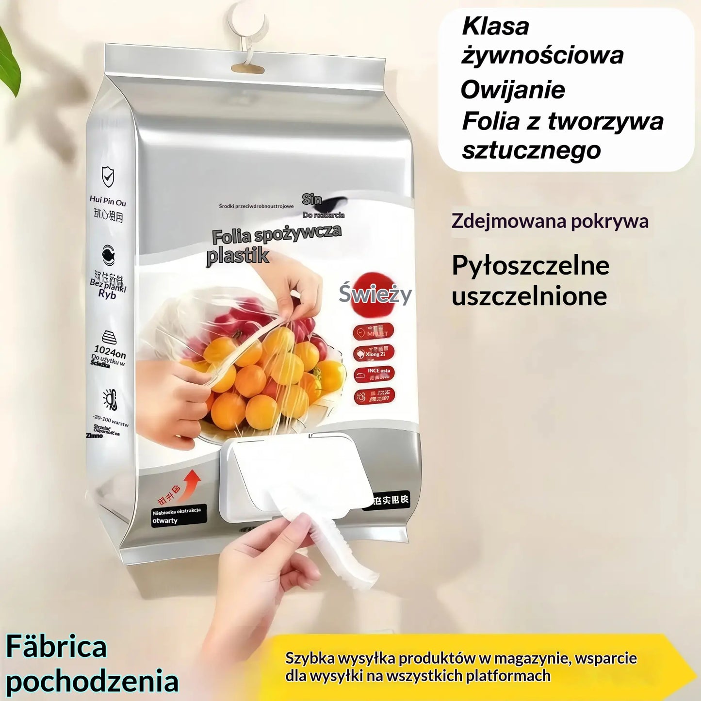 🔥【Oferta specjalna na ostatni dzień: połowa ceny】✨500 sztuk elastycznych, bezpiecznych w kontakcie z żywnością i wielorazowych osłon na żywność