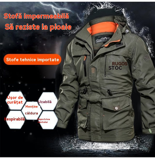 🌟【Nuevo producto en oferta】 🔥【M-5XL】Chaqueta informal con capucha de longitud media para hombre