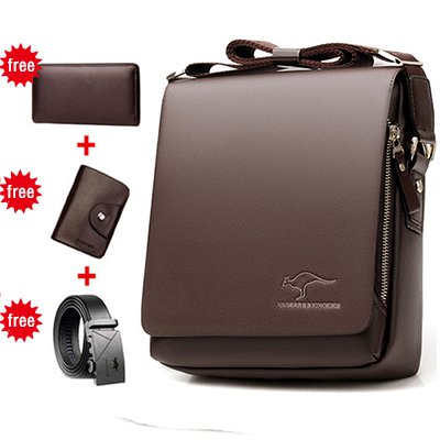 🔥👜【Vremenski ograničeno 50% popusta】Muška poslovna torba za rame, set od četiri dijela