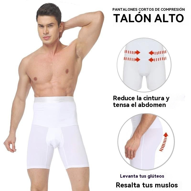 ⚡50% de descuento solo hoy💥🔥Pantalones moldeadores de cintura alta transpirables y elásticos para hombre