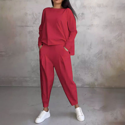 💃【Отстъпка за ограничено време】【S-5XL】💖Висококачествен памучен плат, ежедневен домашен комплект от чист памук