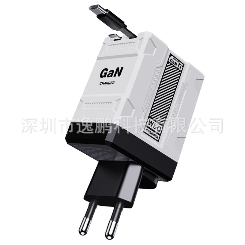 ⚡【Страхотна оферта】🔥120W 2-в-1 бързо зарядно устройство, съвместимо с iPhone, мобилни телефони и таблети✅️
