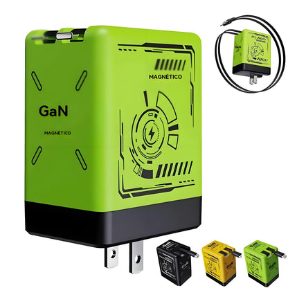 ⚡【Страхотна оферта】🔥120W 2-в-1 бързо зарядно устройство, съвместимо с iPhone, мобилни телефони и таблети✅️