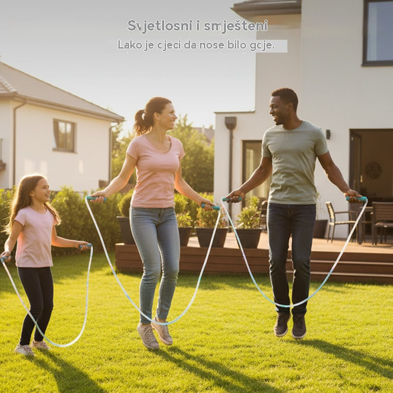 🏃【Kupite 2, dobijte 2 gratis】🌈 LED svjetleće uže za preskakanje za djecu