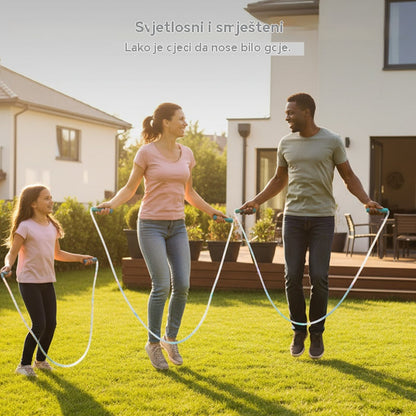 🏃【Kupite 2, dobijte 2 gratis】🌈 LED svjetleće uže za preskakanje za djecu