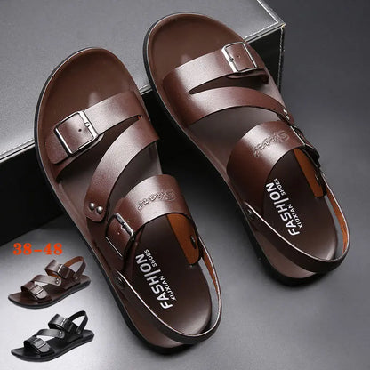 🔥[50% taniej]🔥 👟 Nowe męskie sandały letnie z miękkiej skóry naturalnej