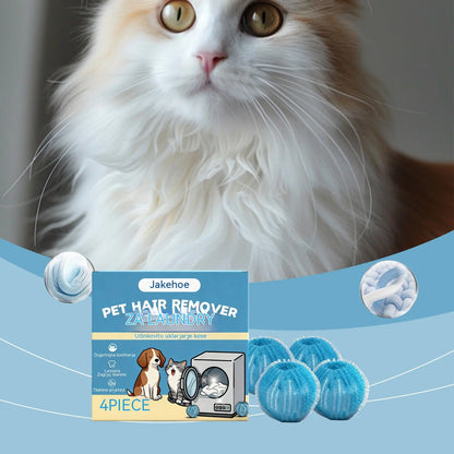 ✨🐾 Kuglice za pranje rublja za višekratnu upotrebu za uklanjanje dlaka kućnih ljubimaca