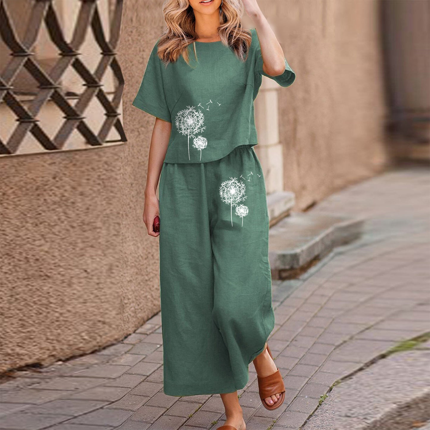 【S-4XL】【Topy + spodnie】Luźny garnitur casualowy