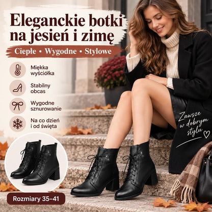1 sztuka 149 zł❄️【35-41】Nowe damskie botki Martin na jesień/zimę, ze skóry naturalnej, z podeszwą antypoślizgową, dostępne w dwóch stylach: z podszewką kaszmirową i bez.