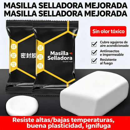 【10 piezas por 27€】🔧 Masilla Selladora Impermeable Blanca – Repara Agujeros de Aire Acondicionado, Paredes y Tuberías 💧🏠