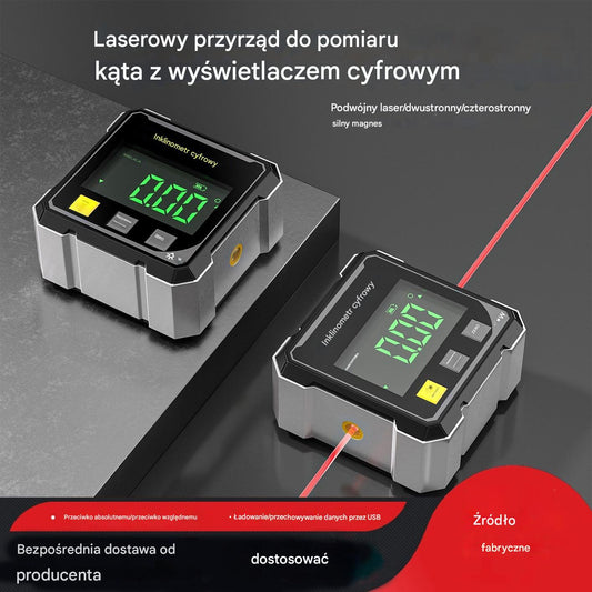 【📢Oferta ograniczona czasowo】 Czterostronna magnetyczna, dwustronna elektroniczna pozimica laserowa.