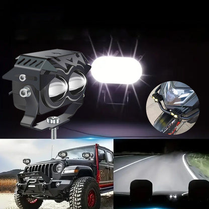 🏍💥【50% zniżki】🔥🏍Reflektor motocyklowy LED zewnętrzny, super jasny i długo świecący, wodoodporny