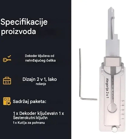 🔐Posebna rasprodaja ovog tjedna🔑 - 49% popusta🔥Dekoder ključeva od nehrđajućeg čelika